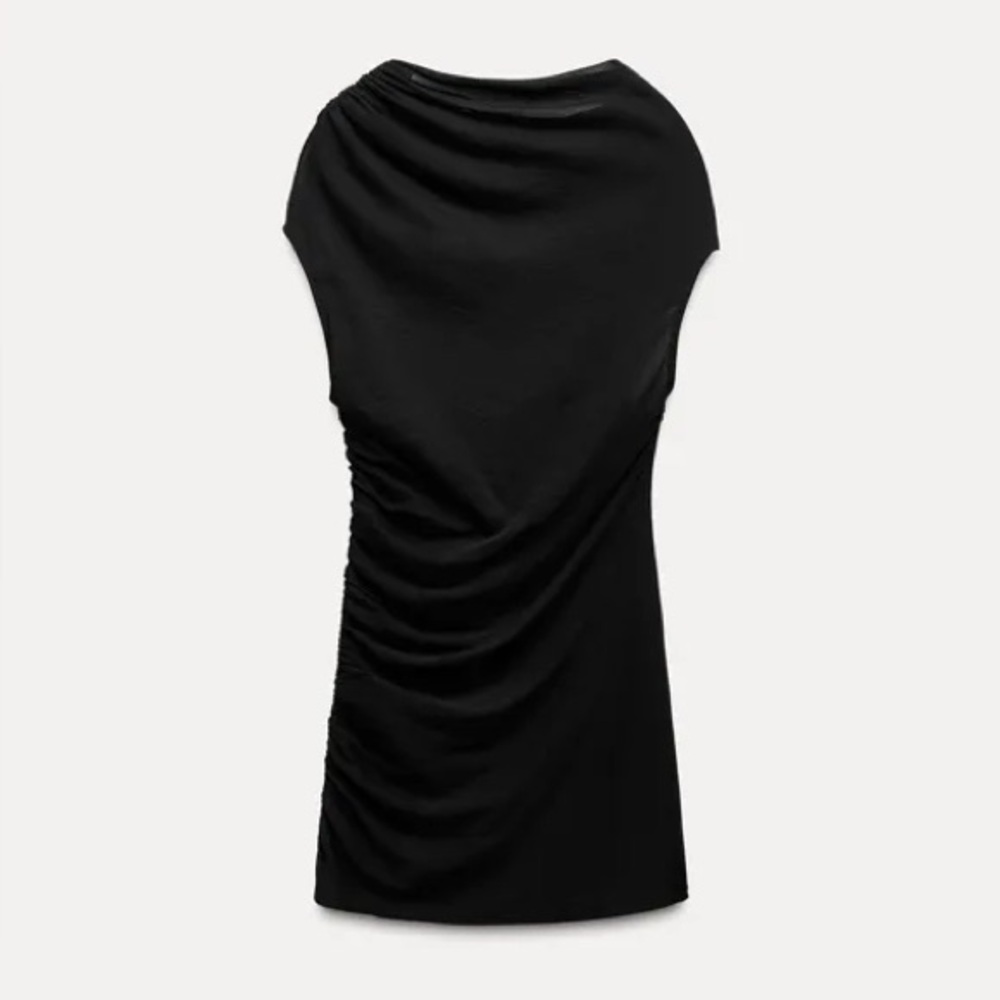 NEW BLACK ZARA TOP - Picture 6 of 10